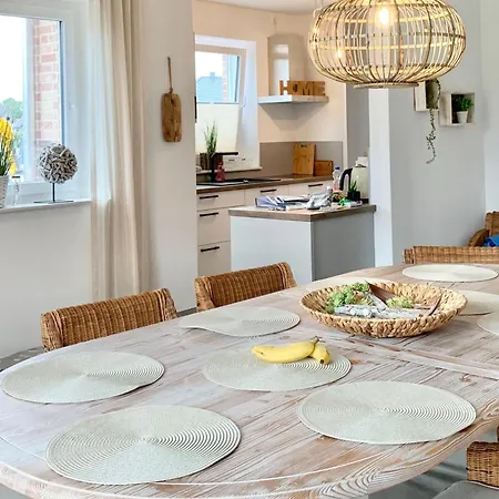 度假居 An Der Nordsee Mit Garten Und Sauna! 布特亚丁根